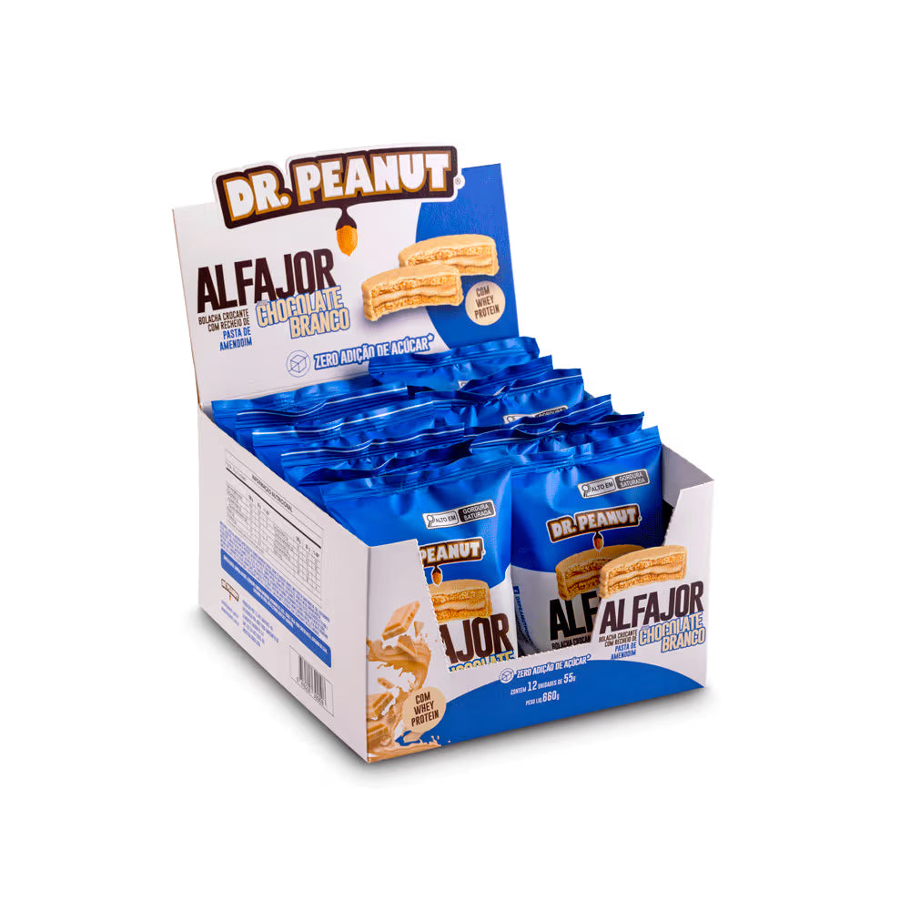 Display alfajor Chocolate Branco - 12un. 660g