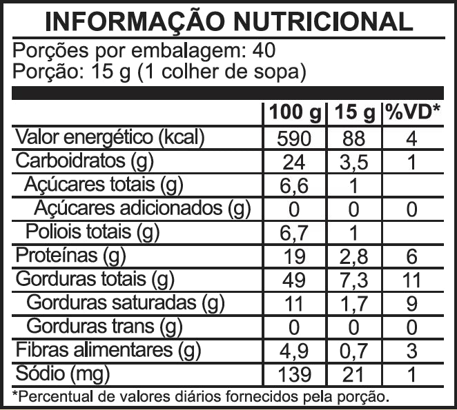 Pasta de amendoim sabor Bueníssimo 600g