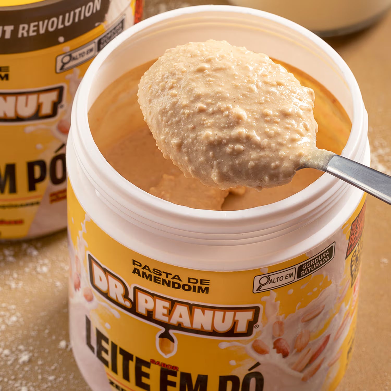 Pasta de amendoim sabor Leite em Pó 250g